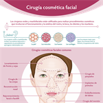 Spanish Facial Cosmetic Surgery Infographic PDF (Cirugía cosmética facial)