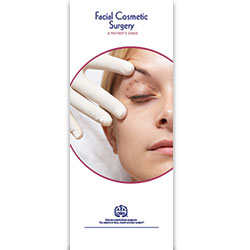 Facial Cosmetic Surgery Patient Information Pamphlet (100-Pack)