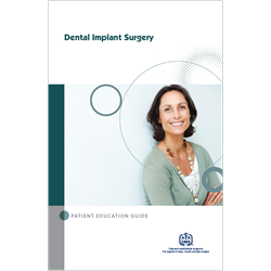 Dental Implant Surgery Patient Education Guide (25-Pack)