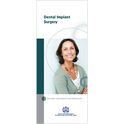 Dental Implant Surgery Patient Education Pamphlet
