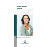 Dental Implant Surgery Patient Information Pamphlet (100-Pack)