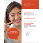 Wisdom Teeth Management Patient Information Pamphlet (100-Pack)
