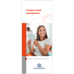 Wisdom Teeth Management Patient Information Pamphlet (100-Pack)