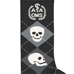 AAOMS-branded Socks, Argyle/Skull Pattern