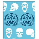 AAOMS-branded Socks, Skull Pattern