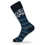 AAOMS-branded Socks, Striped Pattern