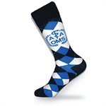 AAOMS-branded Socks, Argyle Pattern